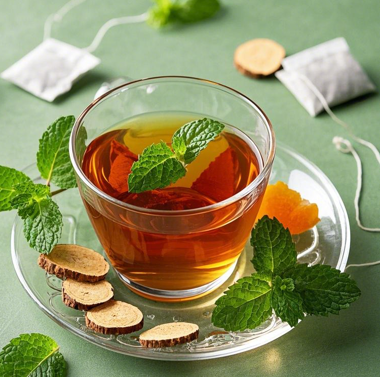 薄荷橘红茶
